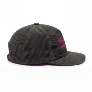 Casquette de baseball 5 panneaux personnalisée avec logo brodé T&L, en velours côtelé vintage, taille unique ajustable pour hommes et femmes, vente en gros - Product Image 6