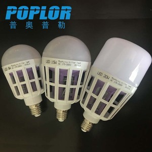 Lámpara Antimosquitos LED Poplor de 9W 15W 20W con Luz Púrpura, Trampa Eléctrica para Mosquitos de Uso Doméstico - Product Image 1