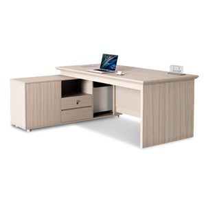 Escritorio Ejecutivo Moderno de Lujo en Forma de L de Boss, con Diseño Modular para Escuelas y <span class=keywords><strong>Hoteles</strong></span> - Product Image 2