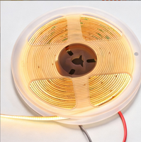 Bande LED COB flexible de 8 mm, éclairage sans soudure, 12 V, haute luminosité, USB, sans points lumineux, personnalisation facile, bande lumineuse LED