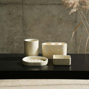 Ensemble de salle de bain classique en céramique de luxe, emballage écologique et sûr, forme et couleur personnalisées, kit d'accessoires pour la maison et l'hôtel - Product Image 3