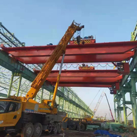 Pont roulant à double poutre de 20-350 tonnes avec chariot électrique, composants moteur/engrenage, cabine de commande de levage de 20 m, marque Yuzhong