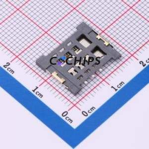 <b>SIM</b>-0302A-P <b>SIM</b> <b>Card</b> Connector SMD Connector Plug-In Type Mini <b>SIM</b> <b>Card</b> <b>Card</b> <b>Holder</b> 1.5mm - Product Image 2