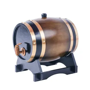 Benutzer definierte 5L Whisky Bier Wein Tequila Eiche Holzfass