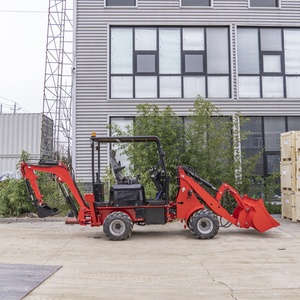 Produits les plus vendus : Rétrocaveuse compacte sur roues Htdl06hl, vitesse de déplacement 0-6 km/h, moteur 2380 kg - Product Image 4