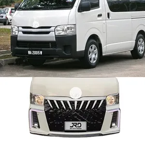 Directe Fabriek Brede Carrosserie Voorkant Achteraan Bodykits Bumper Voor 2012- 2018 Toyota Hiace 200 Bus Bestelwagen Onderdelen Accessoires