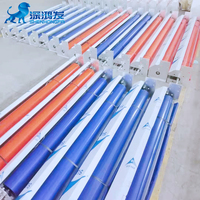 Porte à enroulement rapide en PVC souple de style industriel moderne pour entrepôts, ateliers, portes coulissantes étanches pour salles blanches