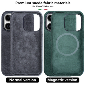 LOGOTIPO personalizado de alta calidad Precio de fábrica Turn Fur Funda de teléfono de cuero Caro Costy Funda de teléfono móvil para iPhone 13 Plus Max - Product Image 2
