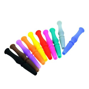 6 uds pipa de agua de silicona reutilizable Shisha boquillas para fumar boca Sheesha Narguile - Product Image 3