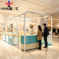 Meubles de magasin mobiles LED personnalisés OEM ODM, vitrine murale pour étuis de téléphone, pour les magasins de vente au détail de téléphones portables