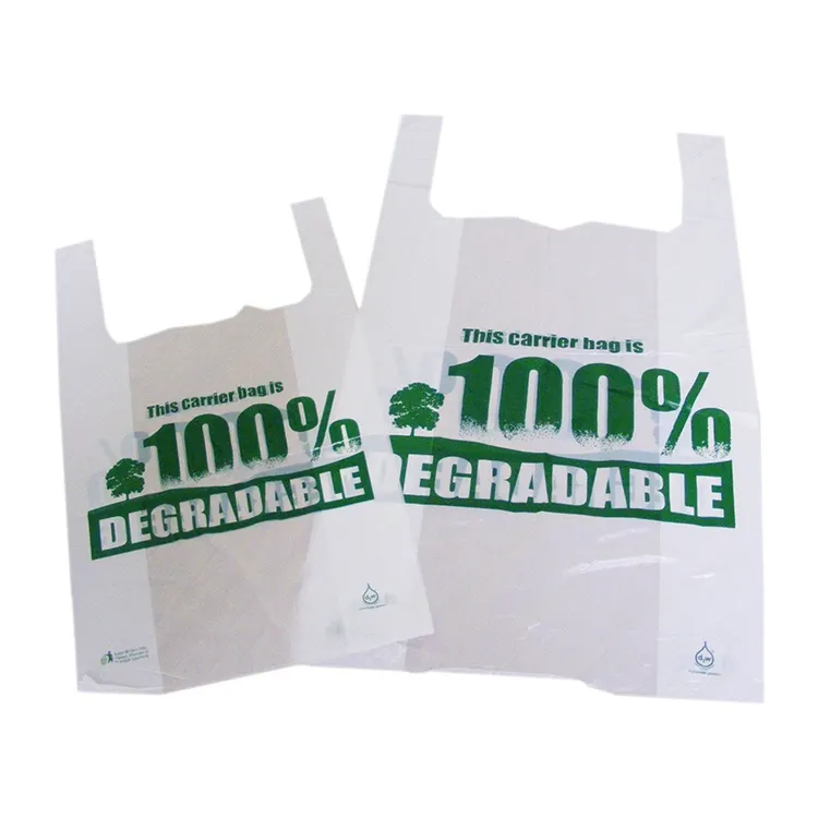 सफेद पीपी फार्मेसियों शॉपिंग बैग पैकेजिंग बैग किराने की थैलियों पारदर्शी टी शर्ट सुपरमार्केट स्टोर प्लास्टिक पैकेज पीई एचडीपीई Heyi