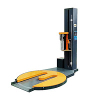 Machine d'emballage de palettes avec système intelligent de réduction de la consommation de film, réduit la consommation de film et abaisse les coûts d'emballage