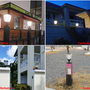 Warm White LED <strong>Solar</strong> Gate <strong>Post</strong> Pillar <strong>Light</strong> IP65 Rated Garden <strong>Lights</strong> - Product Image 6