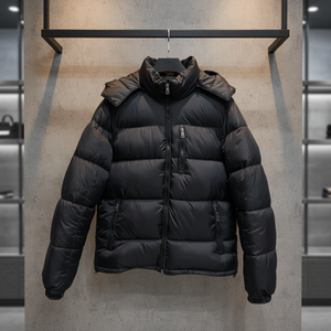 Giacca Imbottita Reversibile di Alta Qualità per <span class=keywords><strong>Uomo</strong></span>, con Cappuccio e Chiusura a Zip, Calda e Impermeabile, Design di Lusso - Product Image 2