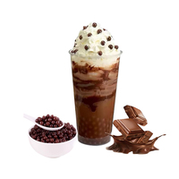 Geavanceerd chocolade-popping boba concentraat, gearomatiseerde bubble tea topping parels, premium sapfles 3kg 17Brix, 12 maanden houdbaar