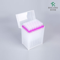 Bioland Filtre pointe de pipette 10ul 100ul 200ul 1000ul 5ml 10ml Filtre Micropipette pointes de pipette stériles
