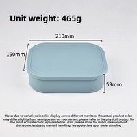 Boîte à lunch en silicone la plus vendue à l'international, résistante au micro-ondes, de qualité alimentaire, à quatre compartiments, durable pour adultes et enfants
