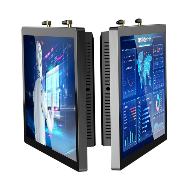 21.5 Inch Industrial Grade VESA Support True Flat PCAP Touch Ten-point Wall Mount Industrial All in One Touchscreen Computer
