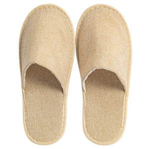 Pantuflas de Hotel con Logotipo Impreso Personalizado, Venta Directa de Fábrica, Pantuflas Desechables para Huéspedes, Pantuflas al por Mayor para Uso en Cadenas de Hoteles de Lujo - Product Image 1