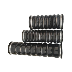 Turbocompresseur de camion européen 5010315451 Tuyau de connexion Intercooler Tube de bosse bombé noir avec surface lisse coupée à la taille - Product Image 6