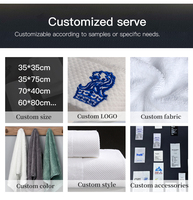 Ensemble de serviettes 5 étoiles avec logo personnalisé, 100% coton, super épais, absorbant, ensemble de serviettes de bain, cadeau, ensembles de serviettes de bain