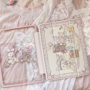 Funda Acrílica con Diseño de Oso y Conejo para iPad Pro 2024 Air 6/5/4 7/8/9 13 Pulgadas - Product Image 2