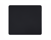 Tapis de souris à bords cousus avec base en caoutchouc antidérapante, revêtement imperméable, pour ordinateurs, bureau, maison, noir