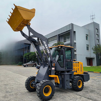Chargeuse sur pneus compacte de 1300 kg, 1 tonne, 1,5 tonne, 2 tonnes, 3 tonnes, prix d'usine en Chine, à vendre
