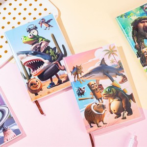 A5 Ngang Shanhaijing In Bìa Máy Tính Xách Tay Sinh Viên Văn Phòng Di Động Tay Ledger Phim Hoạt Hình Loose-Leaf Cuốn Sách Cho Món Quà - Product Image 3