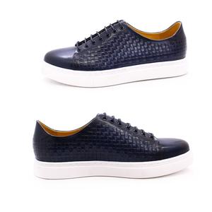 Nouvelles chaussures mocassins pour <span class=keywords><strong>homme</strong></span>, chaussures de conduite décontractées, rouge et <span class=keywords><strong>bleu</strong></span>, chaussures classiques faites à la main, cuir véritable italien de qualité supérieure, chaussures de conduite à lacets - Product Image 4