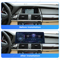 MEKEDE Radio Multimedia para Coche, Dispositivo con Android 14, Pantalla Automática, 2400x900, DSP, Snapdragon 685, 4G, para BMW X5, E70, X6, E71, 2007-2012