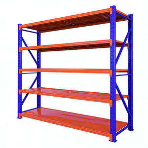 팔레트 랙킹 창고 보관 철제 랙 롱 스팬 선반 창고 보관 금속 선반 차고 선반 보관 - Product Image 1