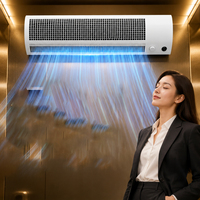 Dispositif de rideau d'air à détection de mouvement automatique pour entrée d'ascenseur de bâtiment commercial