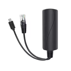 Hoạt động 48V đến 5V 10/100Mbps Ethernet <span class=keywords><strong>POE</strong></span> splitter kết nối phun tiêu chuẩn 802.3af ở đầu ra DC với Micro USB RJ45 cho điện thoại - Product Image 4