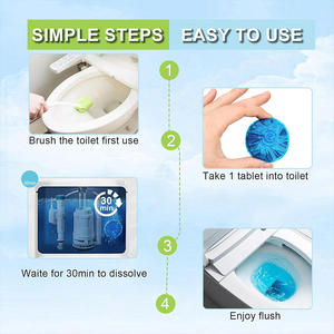 Boule nettoyante concentrée magique <span class=keywords><strong>pour</strong></span> toilettes <span class=keywords><strong>WC</strong></span>, nettoyant <span class=keywords><strong>pour</strong></span> cuvettes de toilettes - Product Image 6