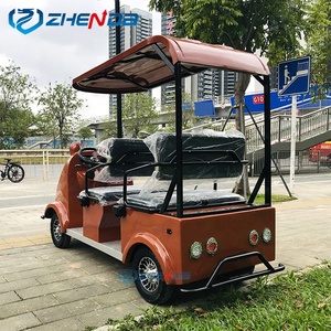 รถมินิบัสไฟฟ้า ZHENDA สำหรับเที่ยวชมสถานที่ พร้อมรถบั๊กกี้การ์ตูน 4x4 สำหรับการขนส่งพิเศษ มีขายแล้ว - Product Image 4