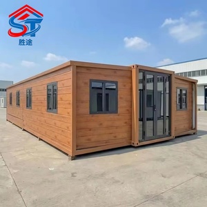 Casa Container Espandibile Salvaspazio da 20 Piedi con Pannelli in Legno Prefabbricata per Studio da Giardino e Stanza Ospiti <span class=keywords><strong>Compatta</strong></span> - Product Image 2