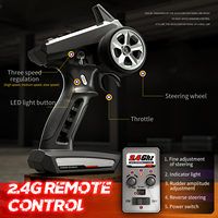 WGNRC SCY-16101PRO 2.4Ghz 4wd, Camioneta Todoterreno Eléctrica sin Escobillas, Vehículo RC, Auto de Carreras a Control Remoto de Alta Velocidad de 70KM/H, Juguetes