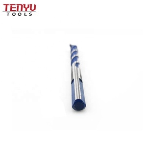 Mũi Khoan Xoắn Ốc Ba Đầu Dẹt Sơn Màu Xanh Dương Đa Năng Mũi Khoan Một Đầu Cacbua Cho Bê Tông Gạch Thủy Tinh - Product Image 3