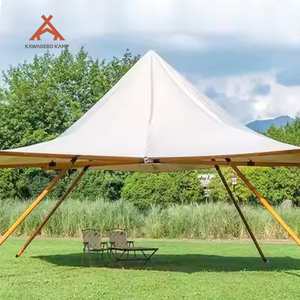 Kawagebo <span class=keywords><strong>Kamp</strong></span> 6m Extérieur Indien Grand Chapeau Géant Tipi Tipi Pyramide Tente pour Camping, Fête, Glamping, Mariage et Événements - Product Image 4