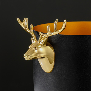 Fts Champagne Emmer Luxe Grote Metalen Zilveren Gouden Wijn Kubus Drankbakken Roestvrij Staal Voor Partijen Ijsemmer - Product Image 4