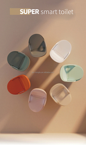 Toilette intelligente en céramique pour le marché européen, idéale pour les hôtels, avec chauffage de siège, télécommande, accoudoir coloré, siphon de salle de bain - Product Image 6