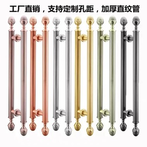 มือจับทองแดงโบราณสไตล์ยุโรป, ประตู, กระจกสแตนเลส, วิลล่าทันสมัยไม้หรูหรา - Product Image 2