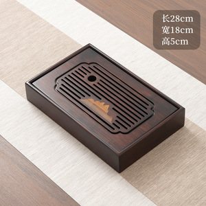 Wholesale Japanese-style tea trays, household mini tea <b>tables</b>, water-<b>storage</b> Kung Fu tea sets, single-person bamboo tea trays, - Product Image 2