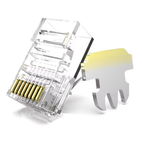 Conector RJ45 Cat5 sin Blindaje, Cabeza de Cristal, Conectores RJ45 Cat6 de Paso, Venta Directa de Fábrica