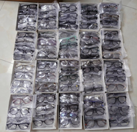 Gafas Ópticas Cuadradas de Acetato y Plástico con Lentes de Colores Surtidos - Monturas Ópticas, Gafas, Lentes - Precio de Descuento de Fábrica