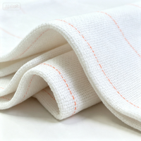 Tissu respirant brodé de grande taille, style croisé, avec lignes marquées pour pistolet de tufting, textiles de maison pour filles et garçons