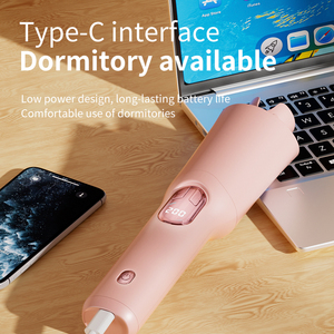 Rouleau de vague de fer à friser Portable Intelligent automatique anti-brûlure bigoudi <span class=keywords><strong>pince</strong></span> rotative à 360 ° pour une utilisation quotidienne de voyage - Product Image 6