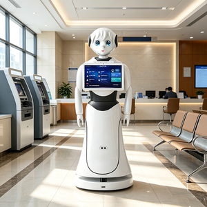 Robot Guide Intelligent Alice pour Expositions, Robot d'Exposition Intelligent avec Lidar SLAM et Planification d'Itinéraire Autonome pour Musées - Product Image 1