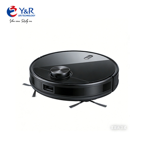 Robot Aspirador Inteligente Automático para <span class=keywords><strong>Limpieza</strong></span> de Pisos, Robot de Barrido y Aspiración con Función de Lavado y Secado, 20000Pa de Succión - Product Image 2